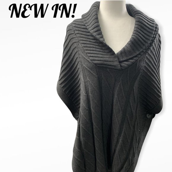 Ricki's Knit Poncho NWT - Picture 1 of 8